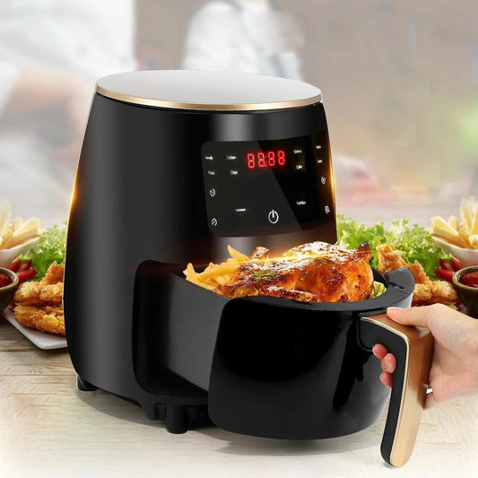 Air fryer 6L – detalii panou de comandă
