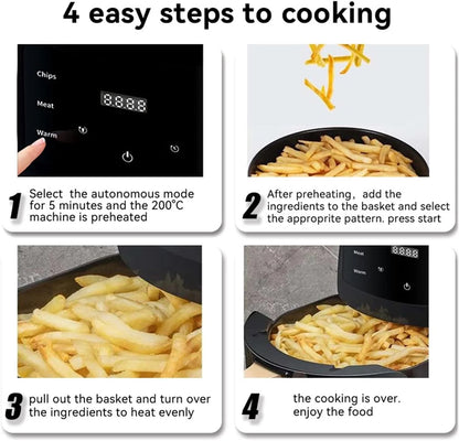 Air fryer 6L – gătit sănătos cu puțin ulei