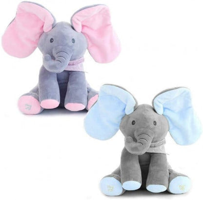 Elefant Cucu-Bau – variante urechi roz și albastre