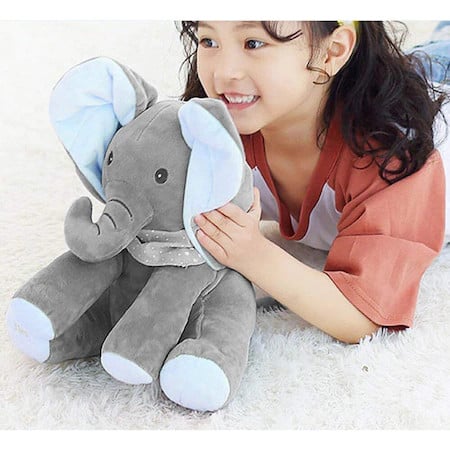 Elefant Cucu-Bau albastru – joacă cu copilul
