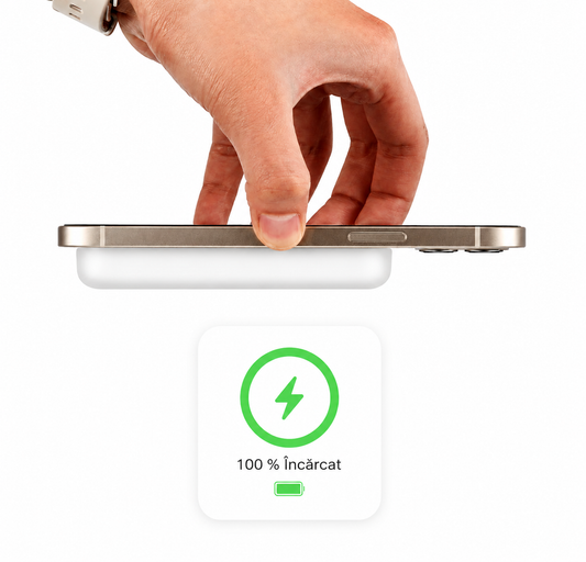 Baterie Wireless cu Magnet