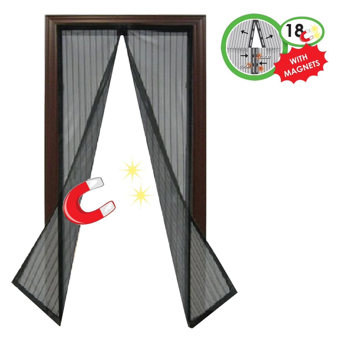 Perdea magnetică – închidere automată cu magneți